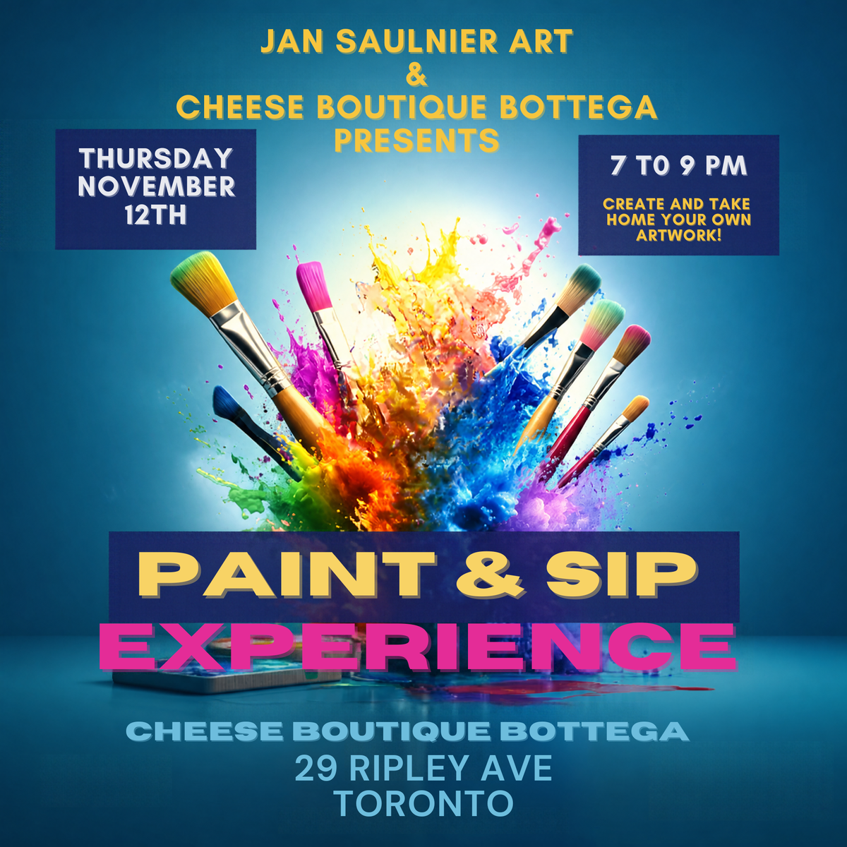 Paint & Sip at the Bottega